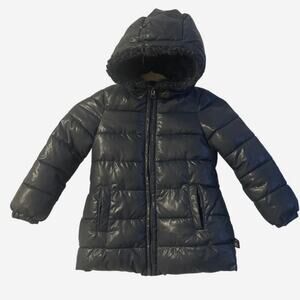 United Colors of Beneton warm inner padded hooded jacket Sz 4-5 yrs